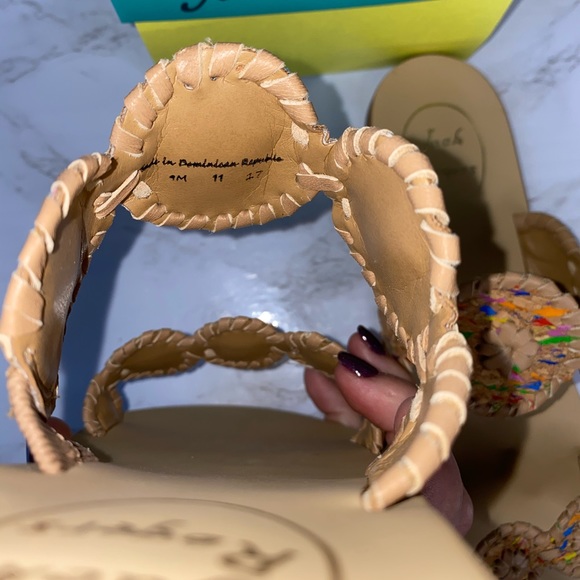 Jack Roger Multicolor Cork Sandals - Picture 5 of 6